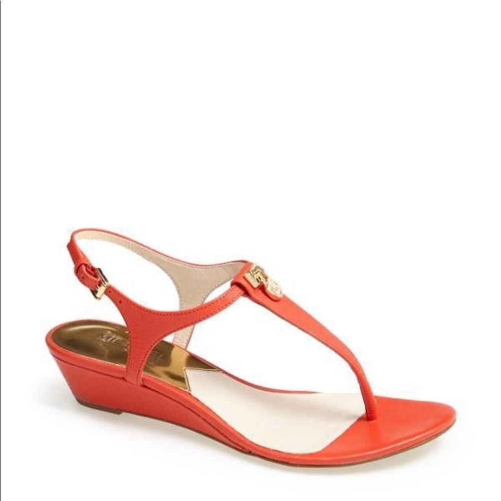 Michael Kors Hamilton Cork Wedge Sandals